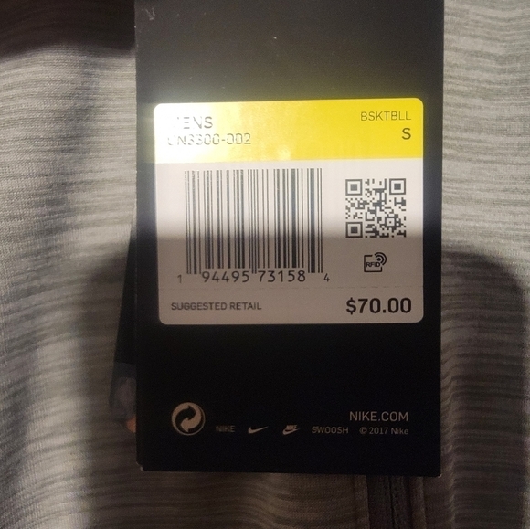 Nike Player Issue PE Phoenix Suns Zip Training Warm-Up Shirt Sz Small CN3300-002 - Picture 3 of 6